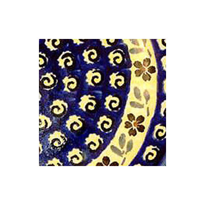 Euroquest Imports Polish Pottery 10 oz Tea for One Teapot & Saucer - Pattern 175A