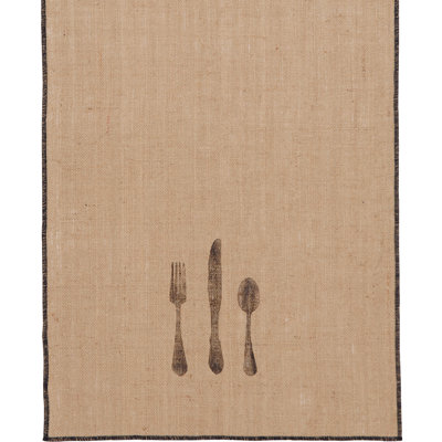 Eastern Accents Rustique Burlap Table Runner