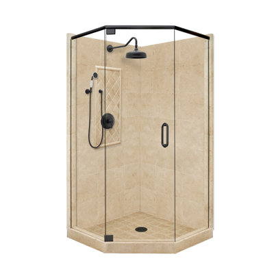 American Bath Factory Grand Neo-Angle Door Shower Enclosure