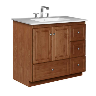 Strasser Woodenworks Simplicity 37" Bathroom Vanity