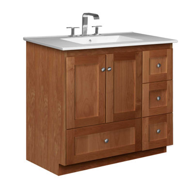 Strasser Woodenworks Simplicity 37" Bathroom Vanity