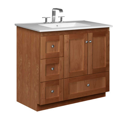 Strasser Woodenworks Simplicity 37" Bathroom Vanity