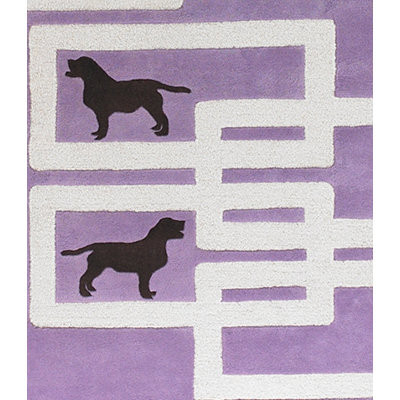 Chandra Rugs Avalisa Dog Novelty Rug