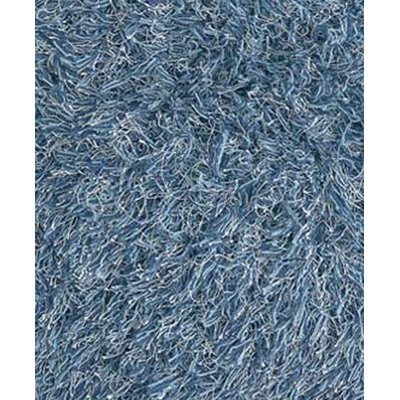 Chandra Rugs Blue Shag Floor Pillows
