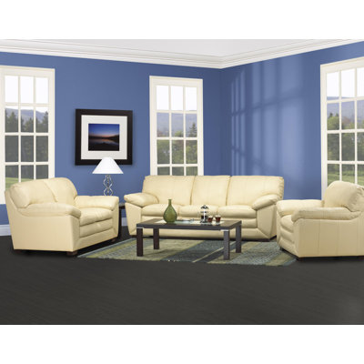 Hokku Designs CA Napoli Leather Sofa