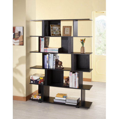 Hokku Designs Fuzion Bookcase/Display Stand in Black