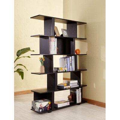 Hokku Designs Fuzion Bookcase/Display Stand in Black