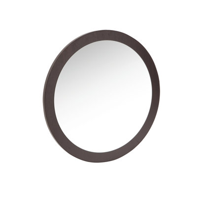 Hokku Designs Newbury Wall Mirror in Red Cocoa