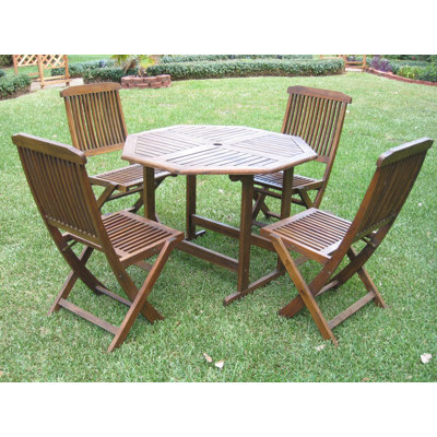 International Caravan Complete 5 Piece Dining Set