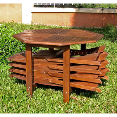 International Caravan Complete 5 Piece Dining Set