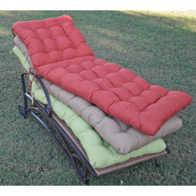 Hampton Bay Pembrey Replacement Outdoor Chaise Lounge Cushion-HD14226 - The Home Depot