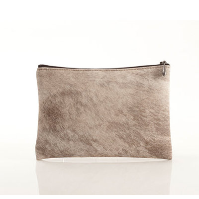 Chilewich Cowhide Zip in Brown