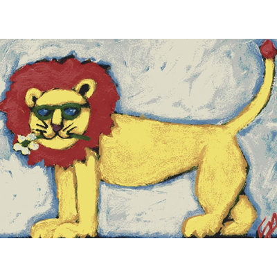 Milliken Don Sawyer Smilin Lion Kids Rug