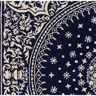 Thomas Paul Tufted Pile Indigo/Cream Souk Rug