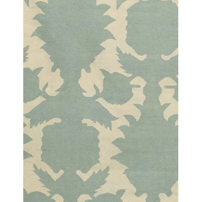Thomas Paul Flat-weave Dhurrie Dove/Cream Flock Rug