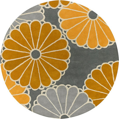 Thomas Paul Tufted Pile Dove/Gold Parasols Rug