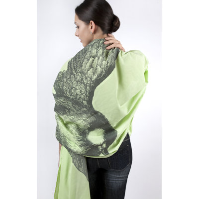 Thomas Paul Dove Cotton Voile Scarf in Lettuce