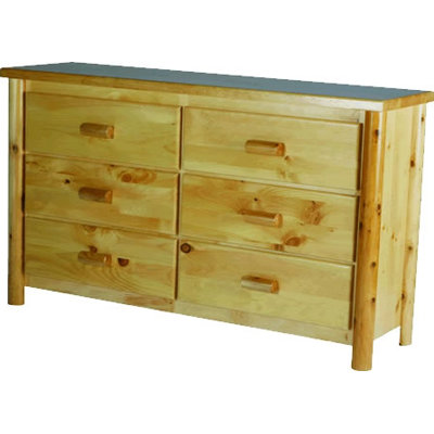 Moon Valley Rustic 6 Drawer Dresser