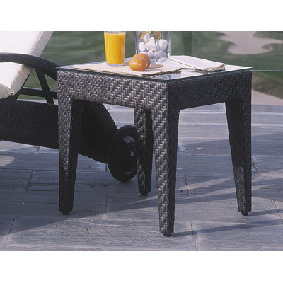 Hospitality Rattan Soho Patio Wicker Side Table