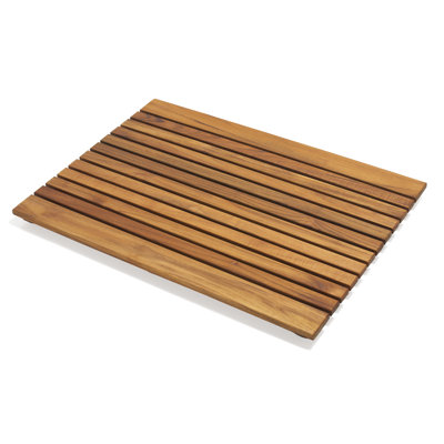Infinita Corporation Le Spa Teak Floor and Shower Mat