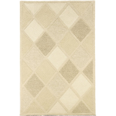 Super Indo-Natural Astra/White Rug