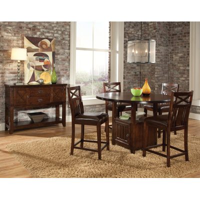 Standard Furniture Sonoma 5 Piece Counter Height Dining Set