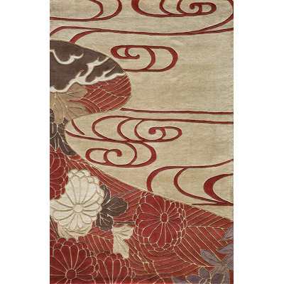 Momeni Koi Red Rug