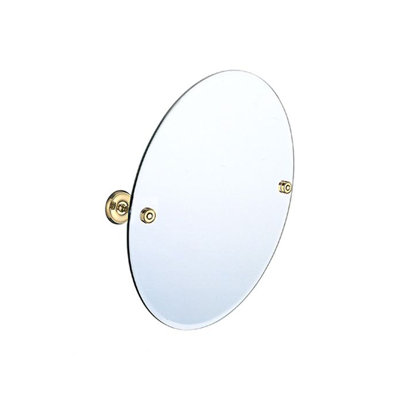 Smedbo Villa 22.8" x 22.8" Oval Bathroom Mirror