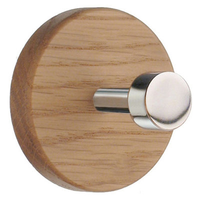 Smedbo Beslagsboden Rounded Oak Coat Hook