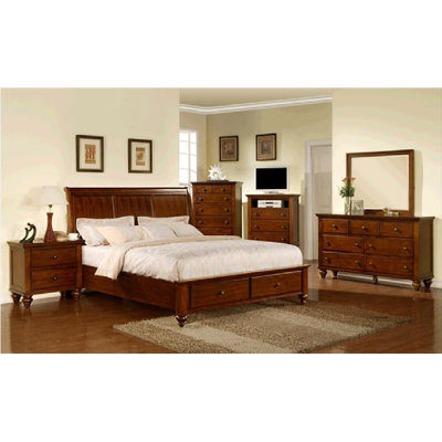 Sunset Trading Chatham Storage Sleigh Bed