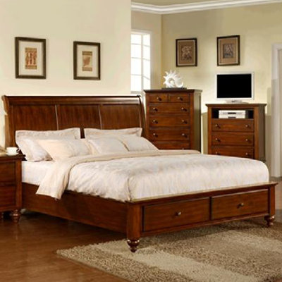 Sunset Trading Chatham Storage Sleigh Bed