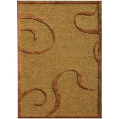 Midtown Dark Amber Gold Rug