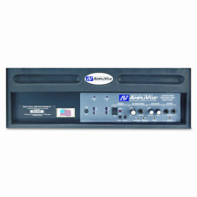 AmpliVox Sound Systems Amplipod Wireless Portable Podium/Lectern, Black