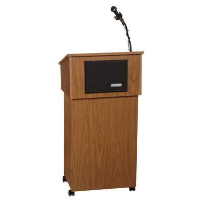 AmpliVox Sound Systems Tabletop Lectern and Lectern Base