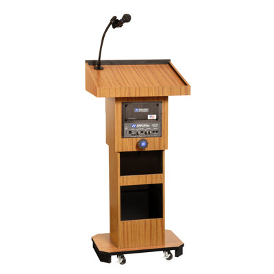 AmpliVox Sound Systems Executive Sound Column Lectern