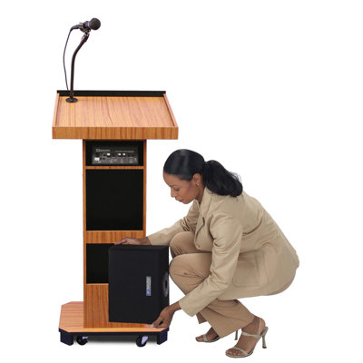 AmpliVox Sound Systems Executive Sound Column Lectern