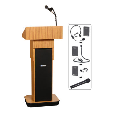 AmpliVox Sound Systems Executive Sound Column Lectern