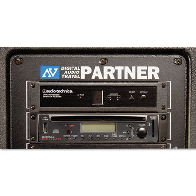 AmpliVox Sound Systems Portable Wireless Digital Travel Partner Public Address System, Black