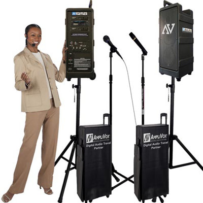 AmpliVox Sound Systems Platinum Digital Audio Travel Partner Package