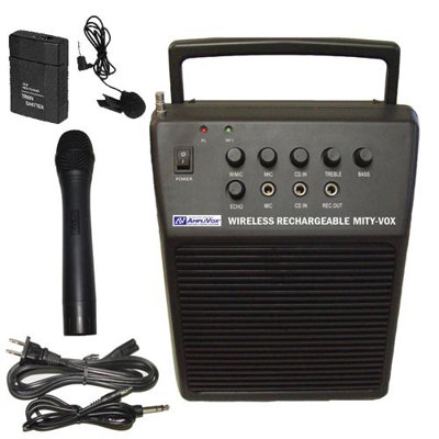 AmpliVox Sound Systems Wireless Rechargeable Mity-Vox