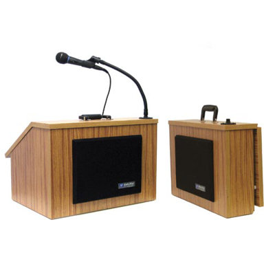 AmpliVox Sound Systems EZ Folding Lectern with Carrying Case