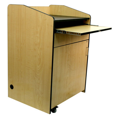 AmpliVox Sound Systems Wired44" Multimedia Presentation Podium