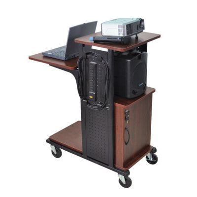AmpliVox Sound Systems Mobile Presentation Station in Black