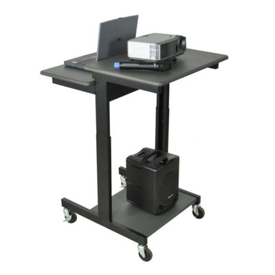 AmpliVox Sound Systems Mobile Single Person Compter Desk