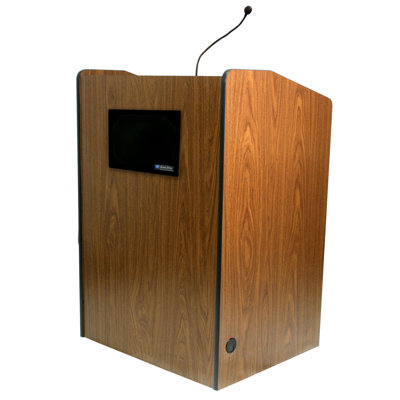AmpliVox Sound Systems Wired44" Multimedia Presentation Podium