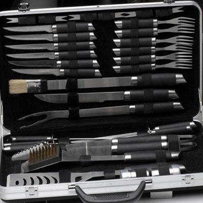 BergHOFF International Gemini 33 Piece Barbecue Set with Case