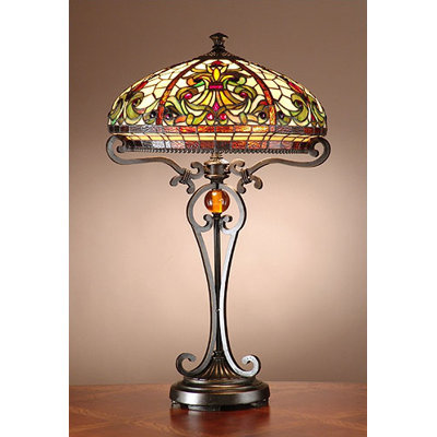 Dale Tiffany Antiques Roadshow  Boehme Series Tiffany Table Lamp