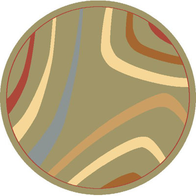 Rugs America Torino Light Green Confetti Rug