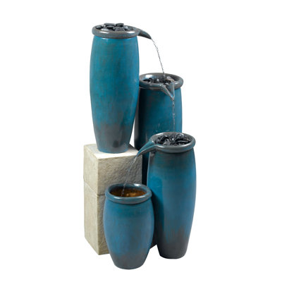 Kenroy Home Resin Agua Floor Fountain