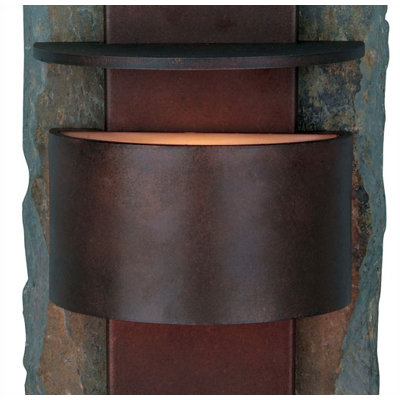 Kenroy Home Pembrooke  Small Outdoor Wall Lantern in Copper
